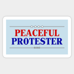 Peaceful Protester 2020 Sticker